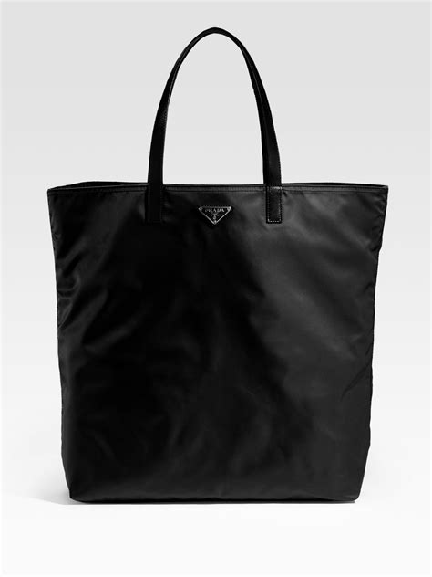 PRADA Women's Tote bag Cotton in Black 